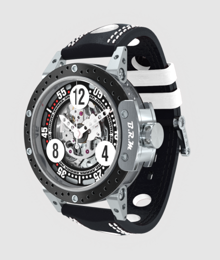Review High Quality B.R.M Replica Watches For Sale BRM Racing DDF6-46 White Skeleton
